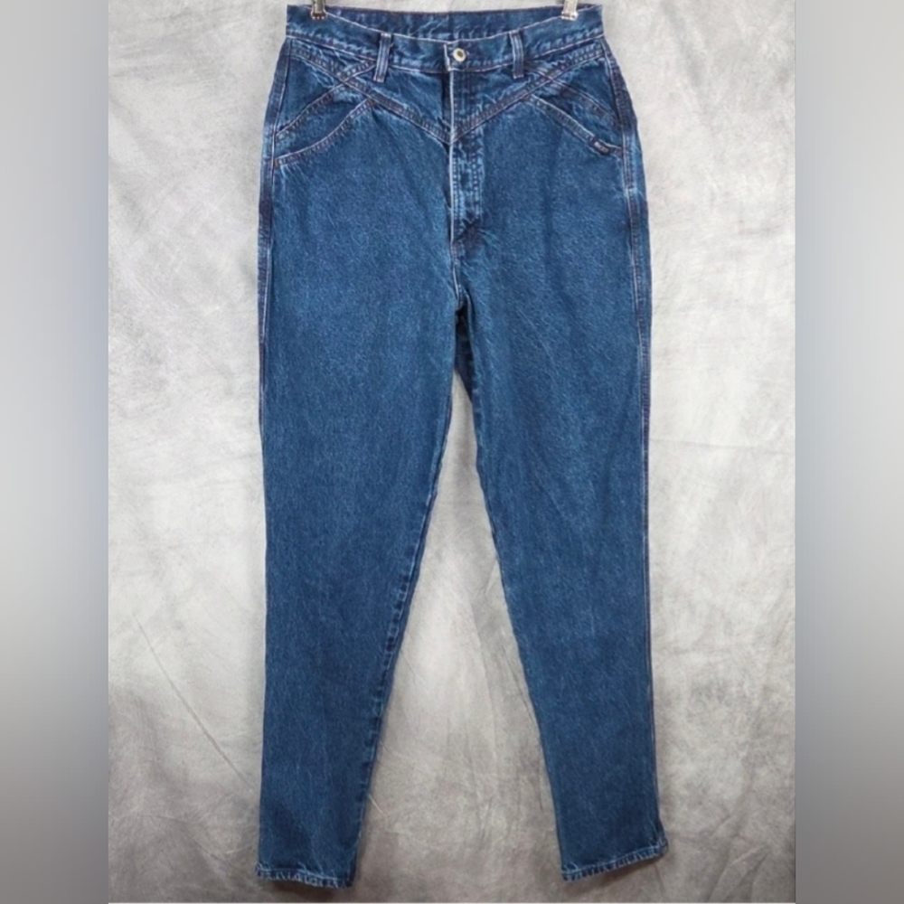 Vintage 90's Rocky Mountain High-Waisted Blue Denim Jeans Size 15/16